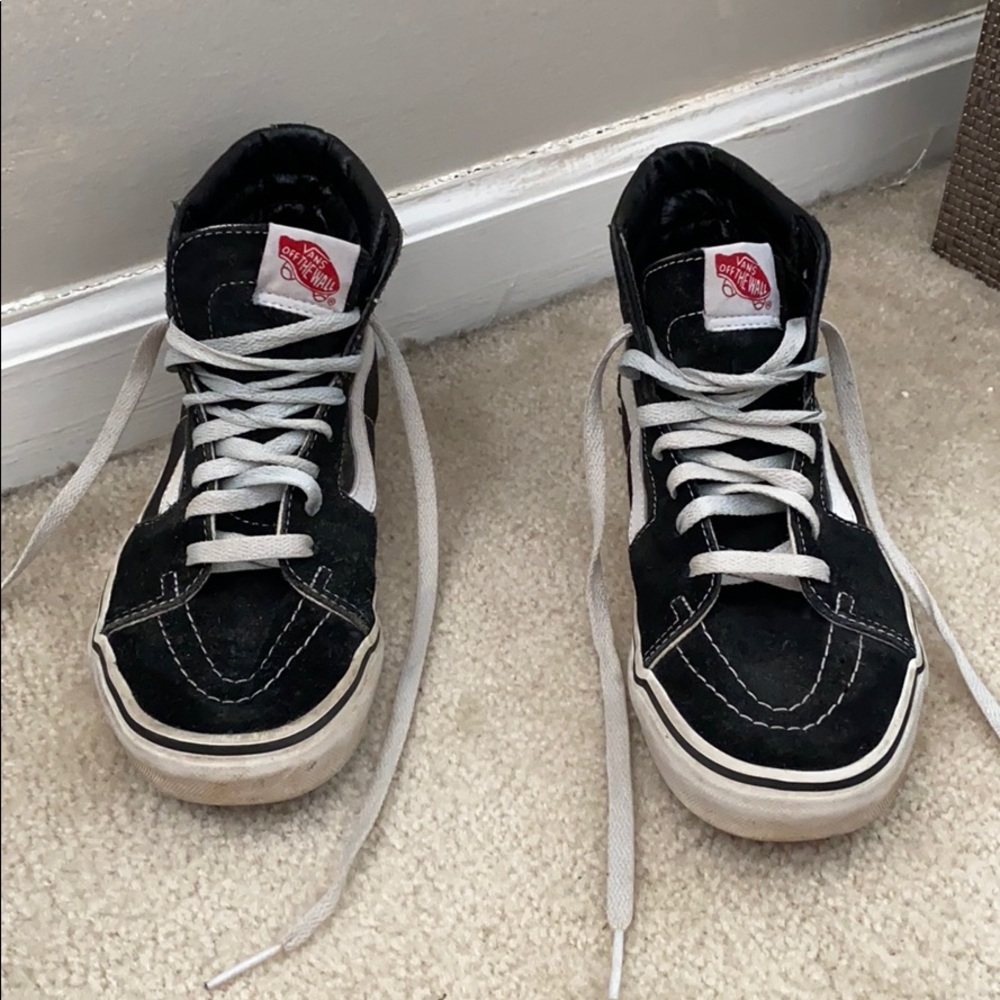 Black high top VANS